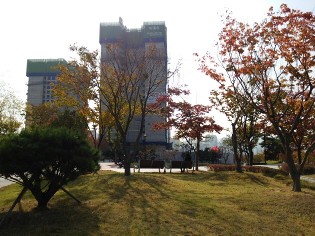 楊亭（ヤンジョン）ライオンズ公園内の風景